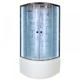 Душевая кабина Deto EM4580 N LED 80х80х208 см